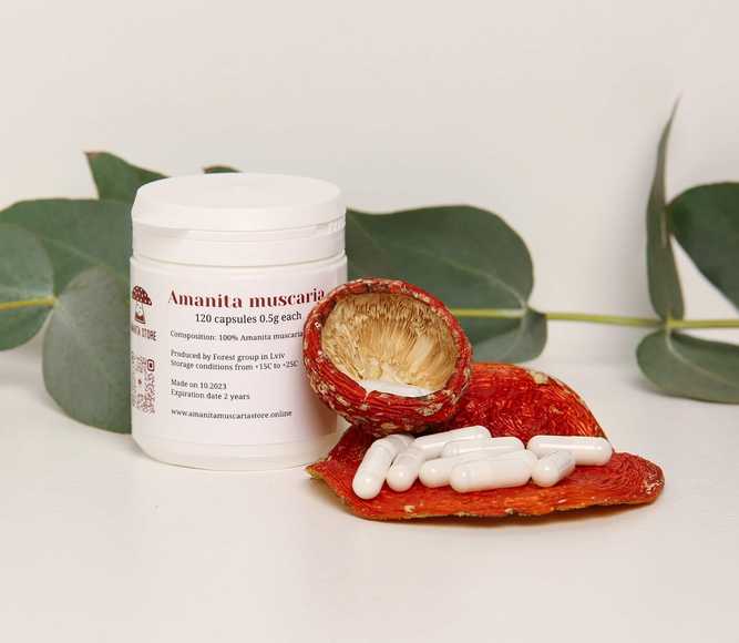 Amanita muscaria capsules